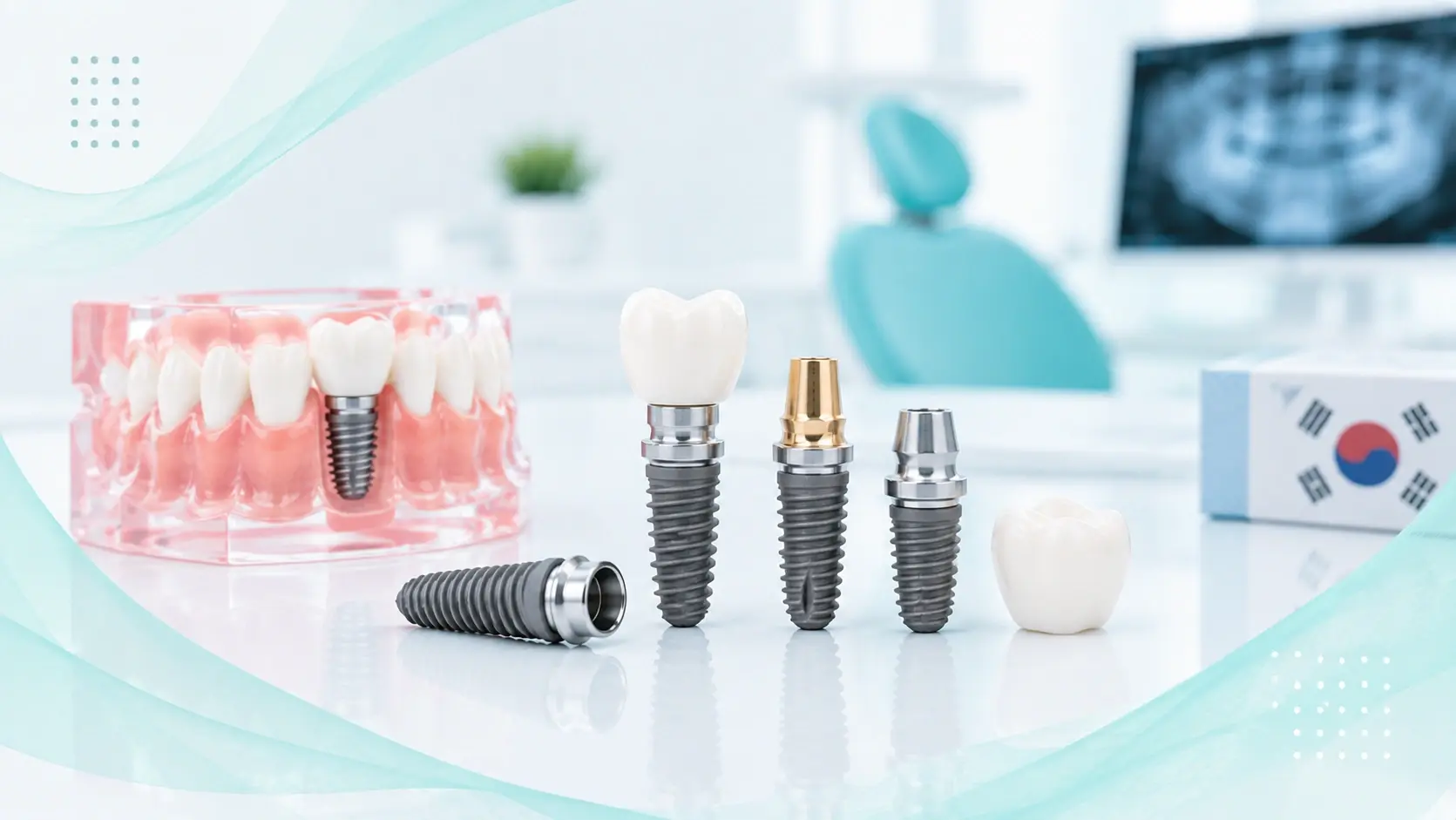 Корейские импланты зубов — Osstem Dentium и MegaGen