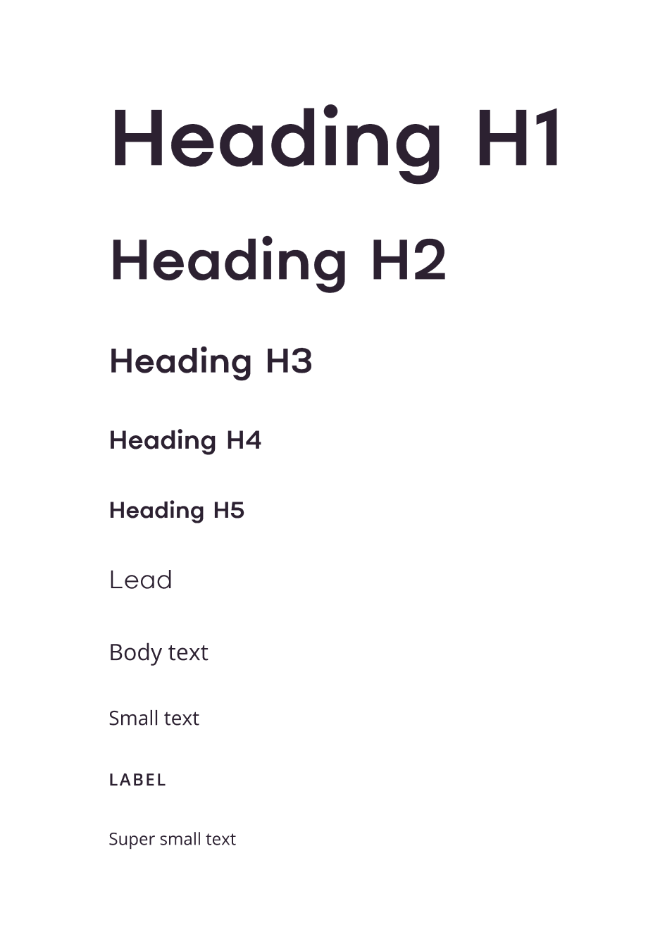 Пример цветовой гаммы