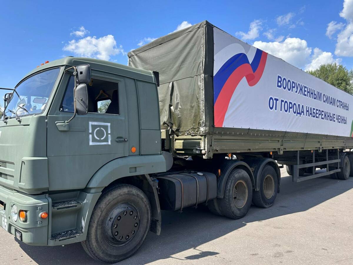 Из Челнов на СВО отправили более 20 тонн помощи: в путь снова уехал Татарин