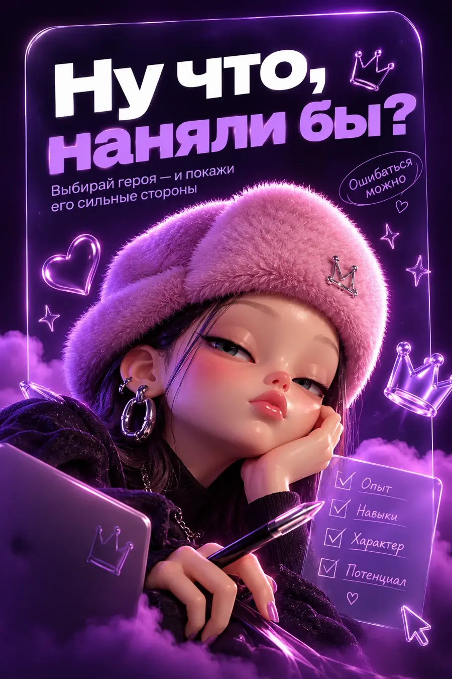 Ну что, наняли бы? Выбирай героя — и покажи его сильные стороны