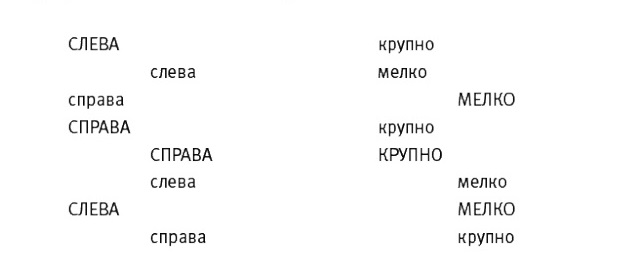 Правая левая вместе. Слева справа крупно мелко. Задание слева справа крупно мелко. Слева справа на японском. Слева справа на китайском.