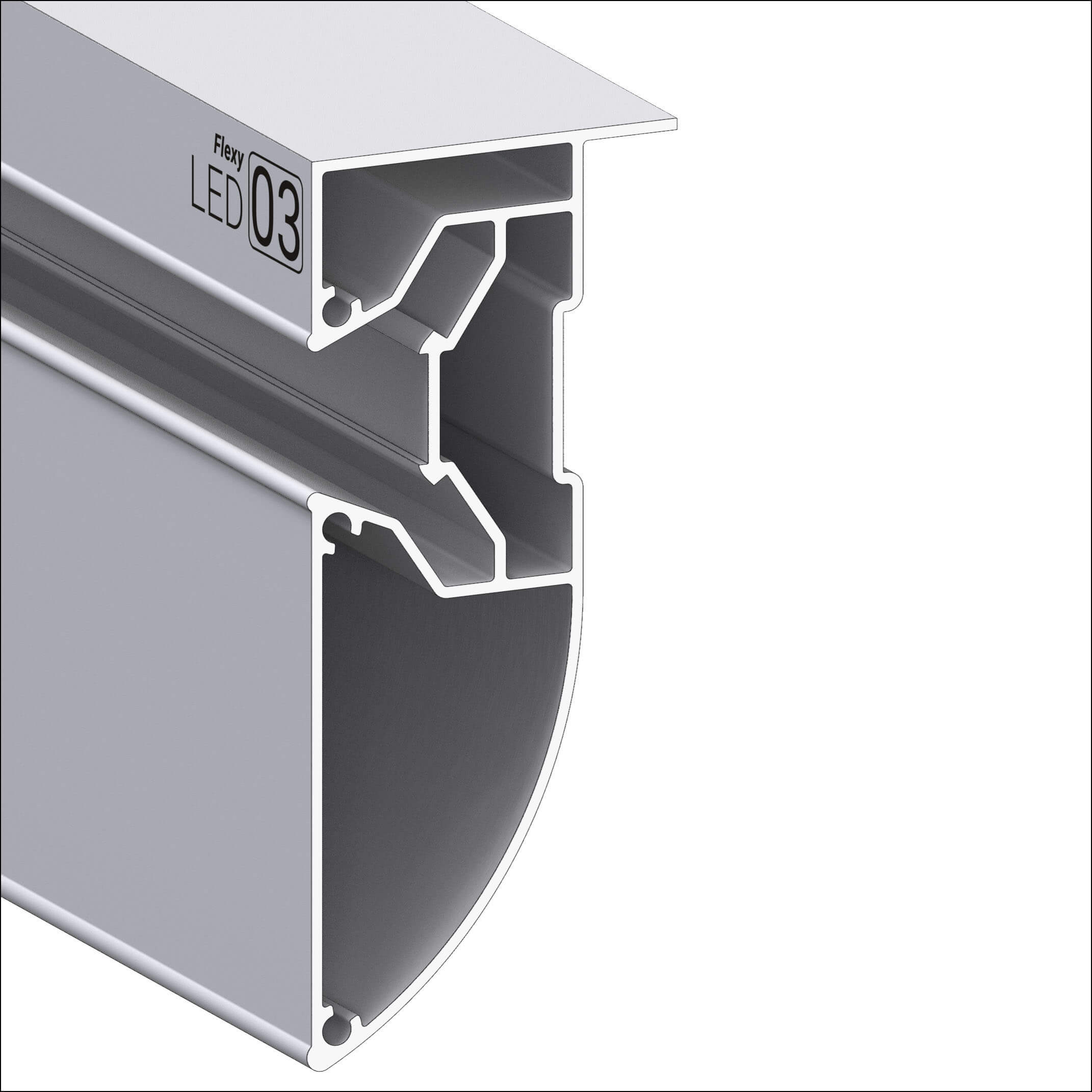 Профиль для натяжного потолка Flexy для крепления к стене и потолку ...