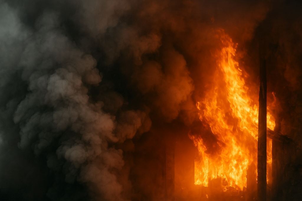 Токсичность продуктов горения при пожаре