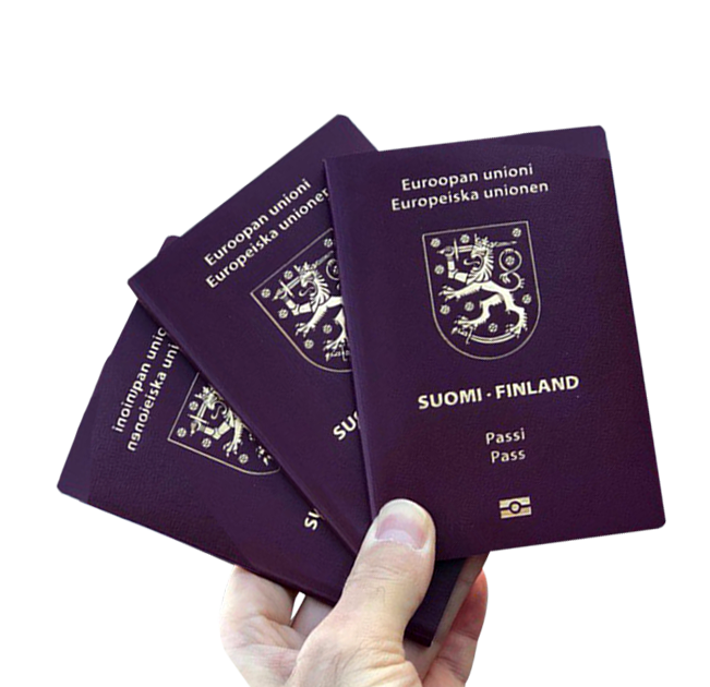 Immigration To Finland   Passport 