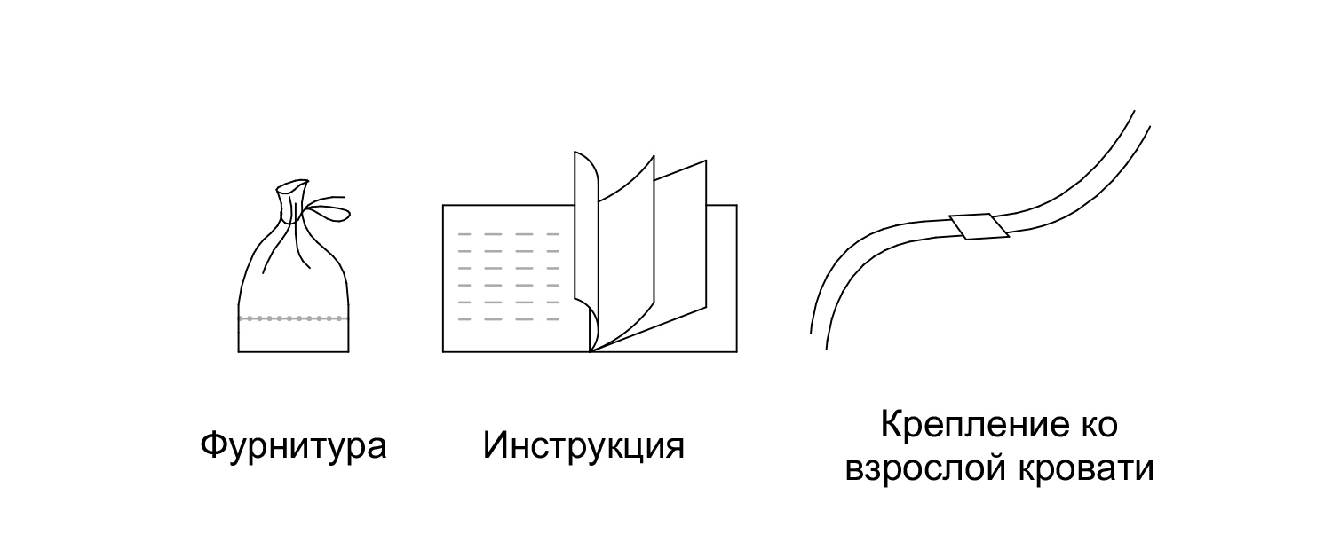 Детская кроватка-колыбель CUB