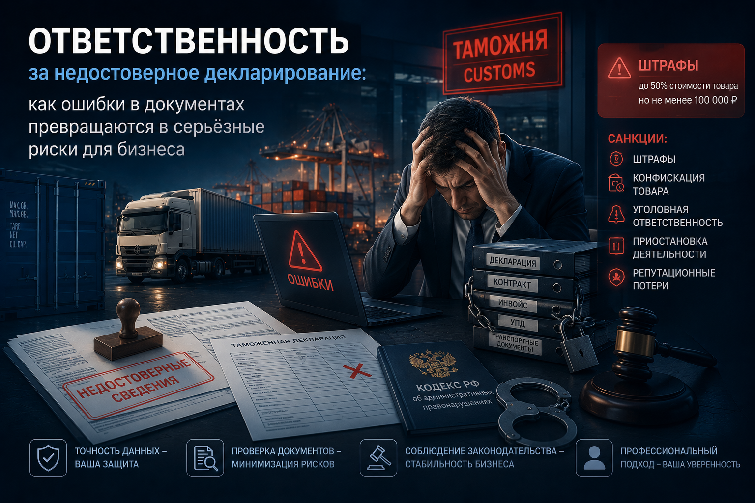 "Ответственность за недостоверное декларирование"