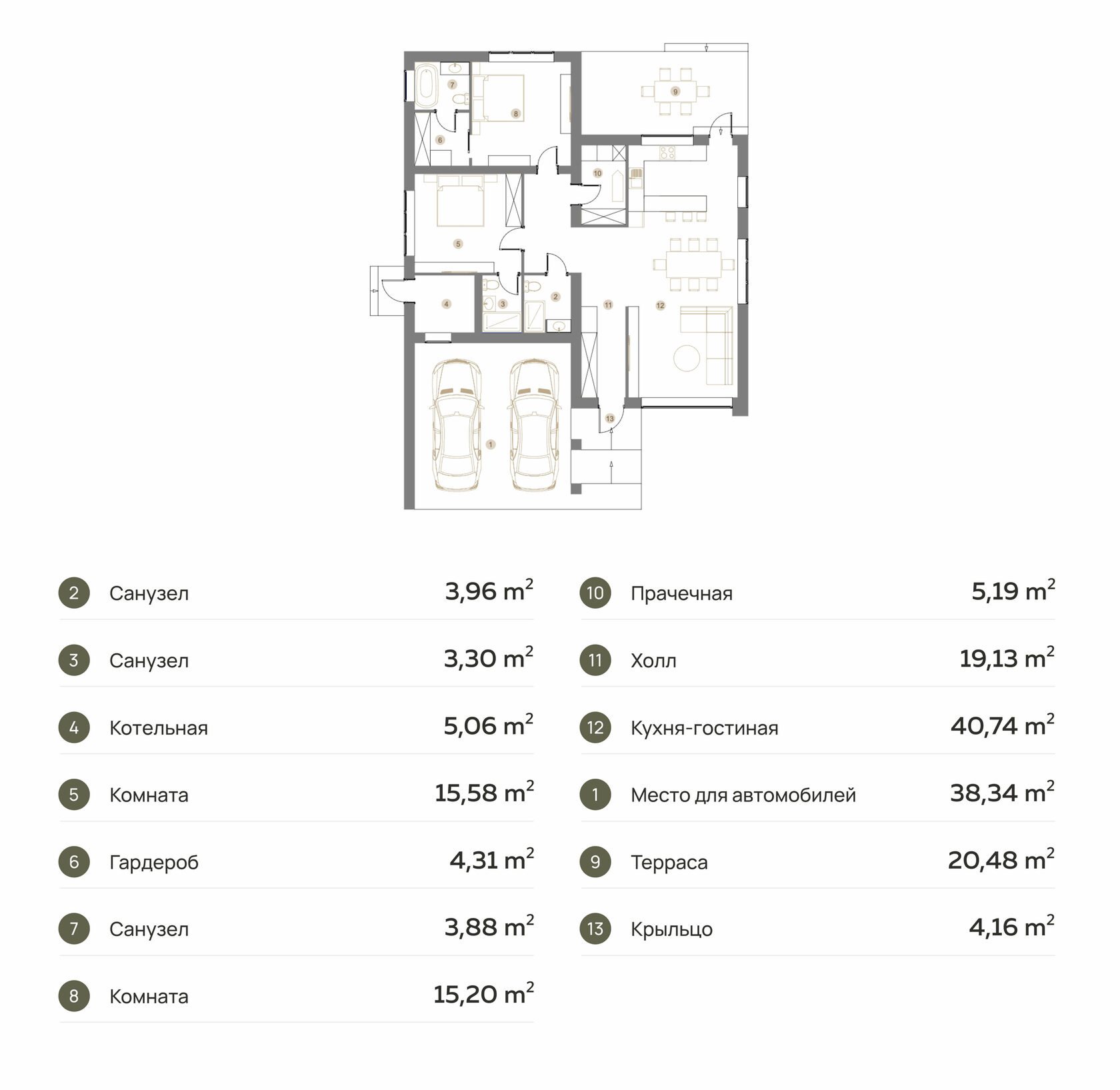 Проект Eclipse 116 m². Смелость и гармоничность архитектурных решений, безусловный стиль и функциональность – все это делает проект частного дома Eclipse безусловным исключением, затмевающим устаревшие архитектурные шаблоны.