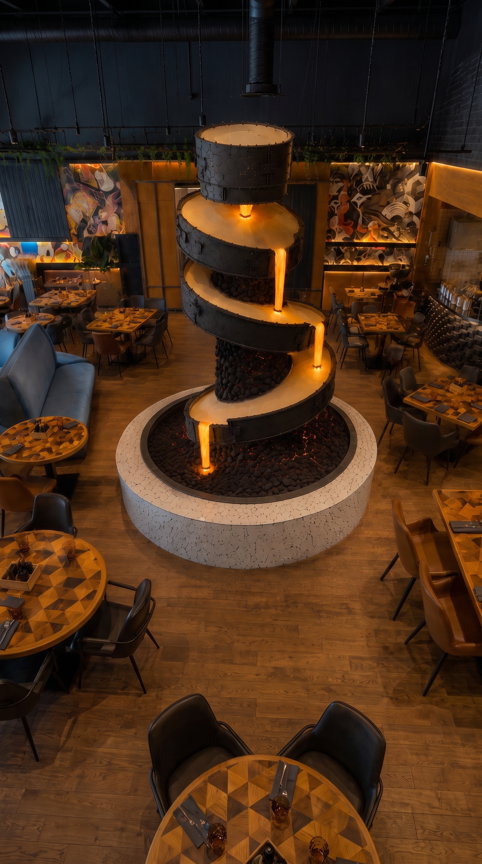 Restaurant art installation concept number two