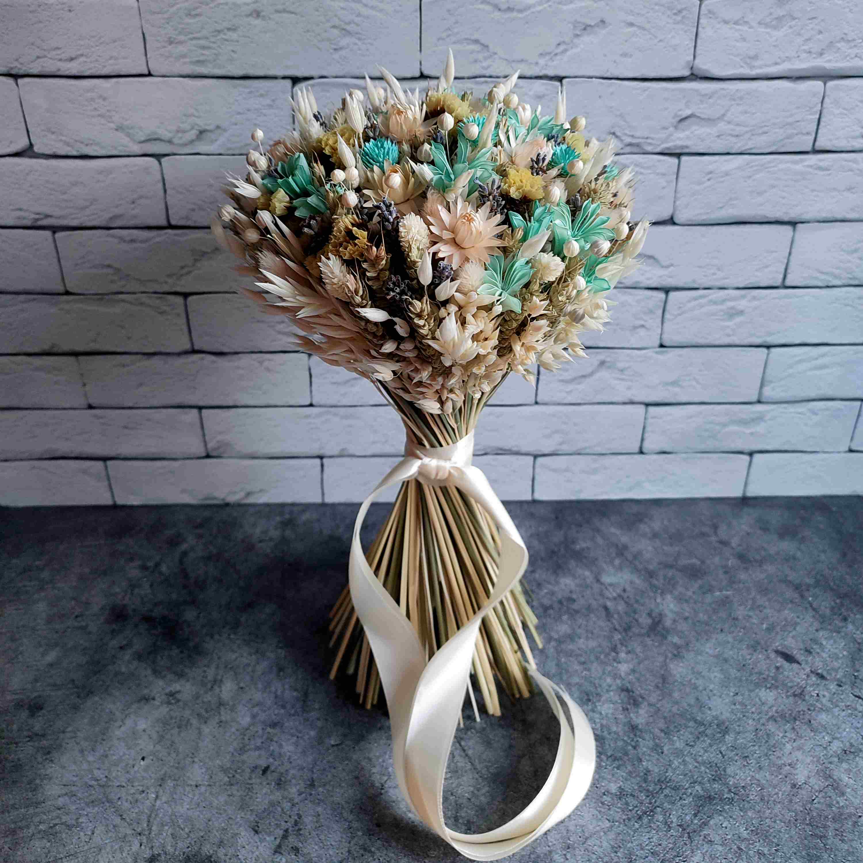 Букет сухоцветов Завтрак у Тиффани