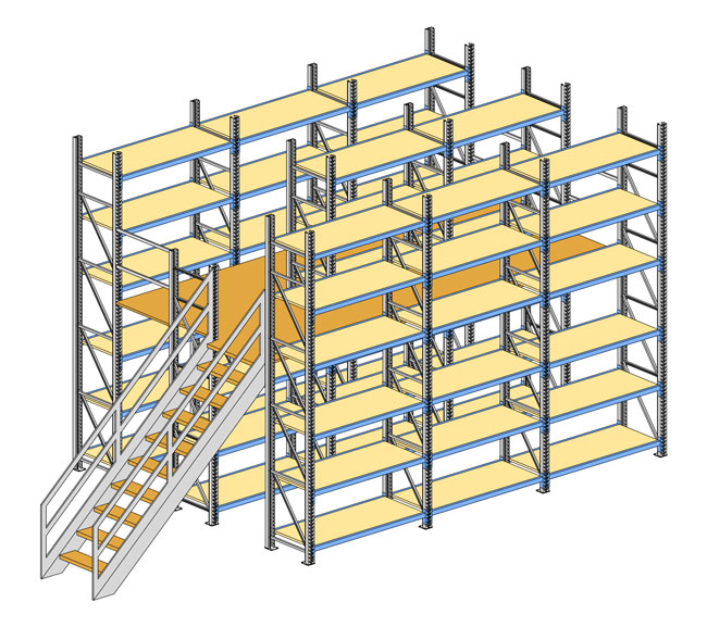 мезонин на рамах