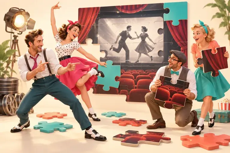 Тематическая иллюстрация к игре ПАЗЛО-ТАНЦЫ HITS