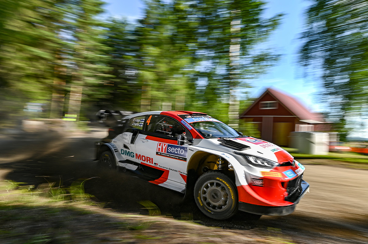Эсапекка Лаппи и Янне Ферм, Toyota GR Yaris Rally1, ралли Финляндия 2022