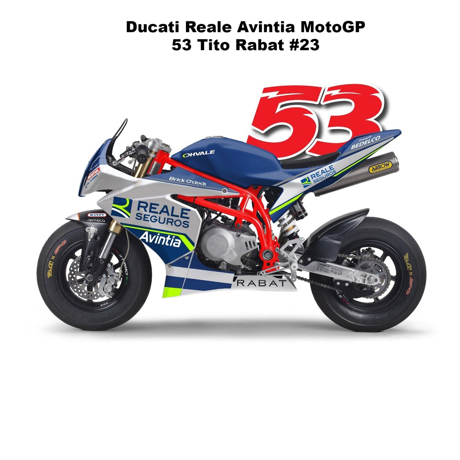 Ohvale Ducati Reale Avintia Tito Rabat MotoGP design