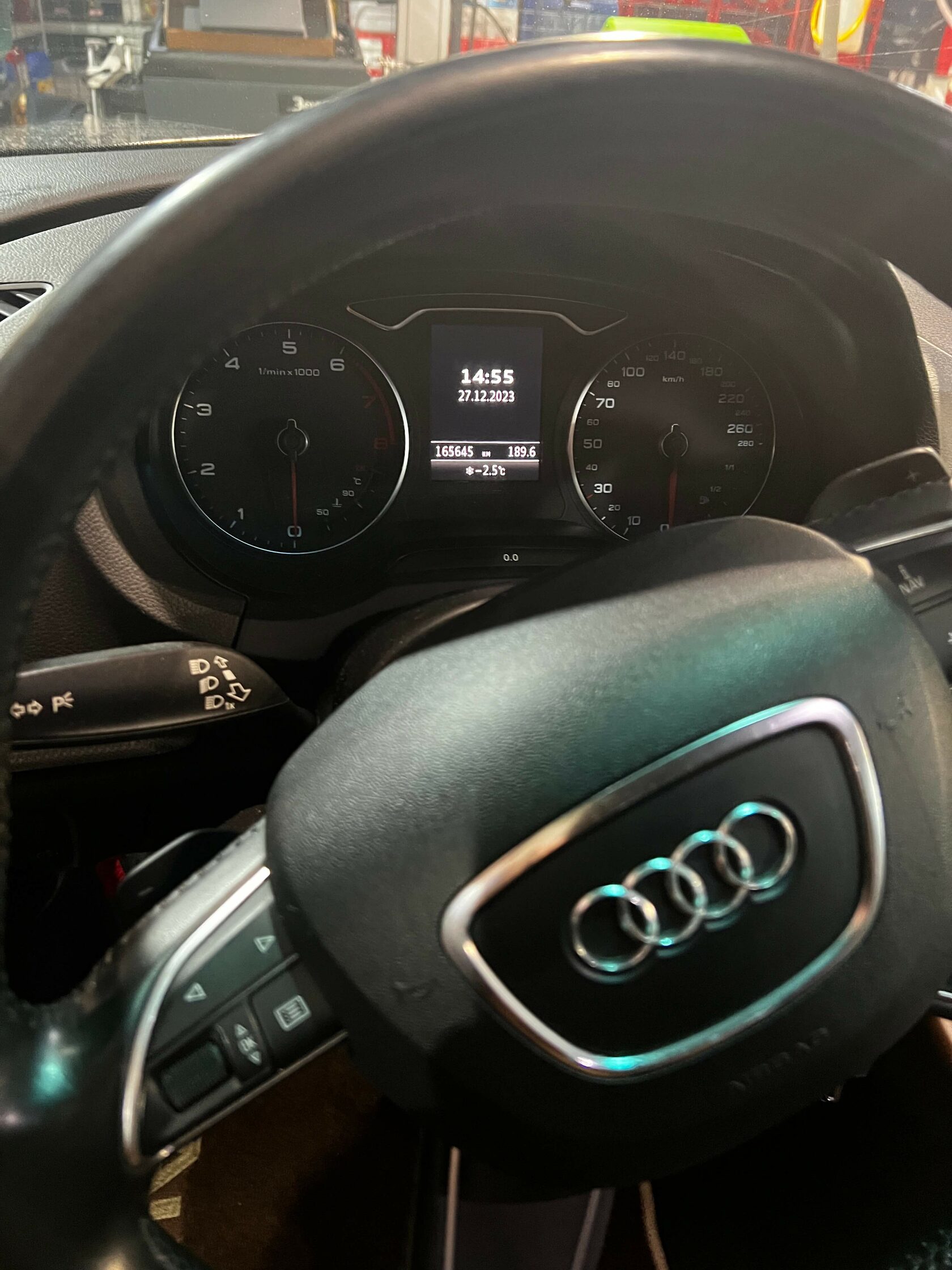 Пробег Audi A3 на момент замены масла