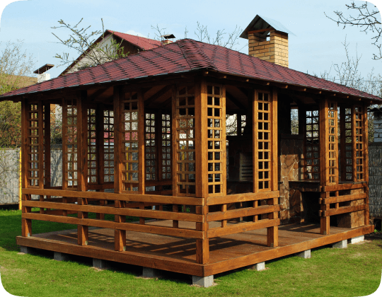 Беседка Б-12 из дерева
