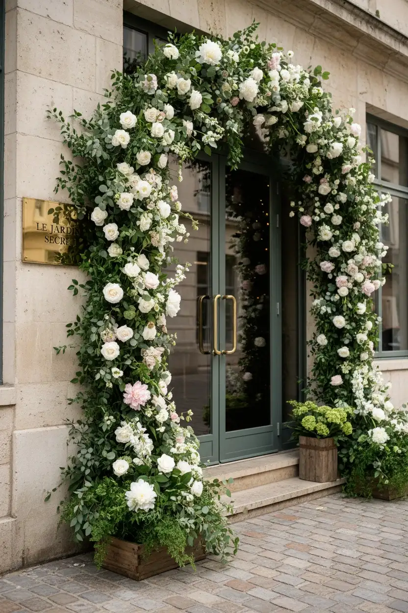 Весеннее оформление входной группы