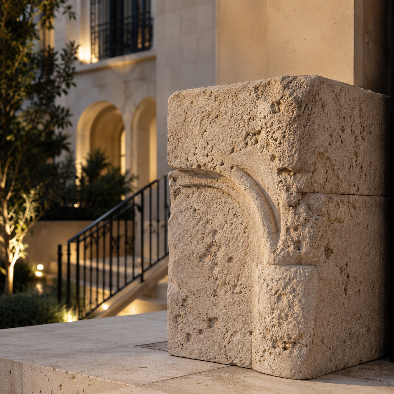 Stone material detail