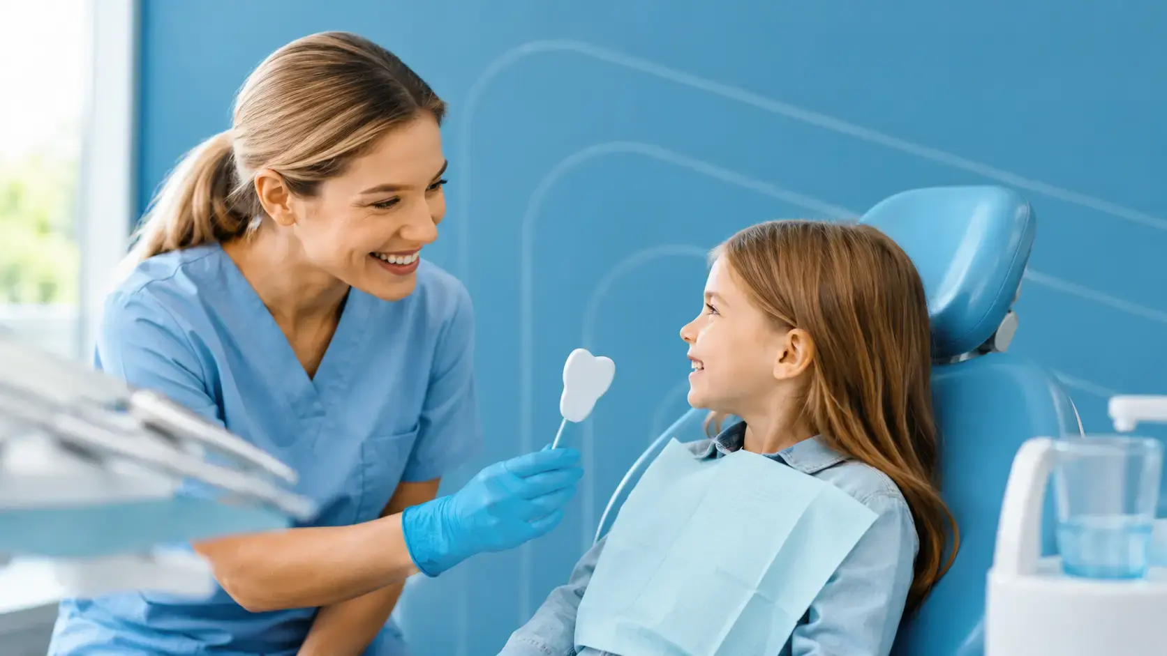 Детский стоматолог принимает ребёнка в клинике GoodSmile, Балашиха