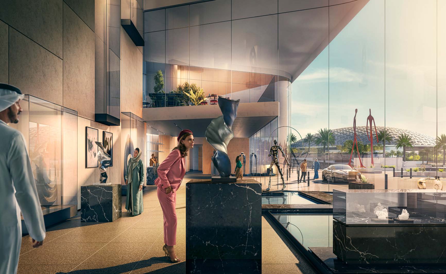 Louvre Abu Dhabi Residences by Aldar Properties in Saadiyat Grove, Saadiyat Island, Abu Dhabi