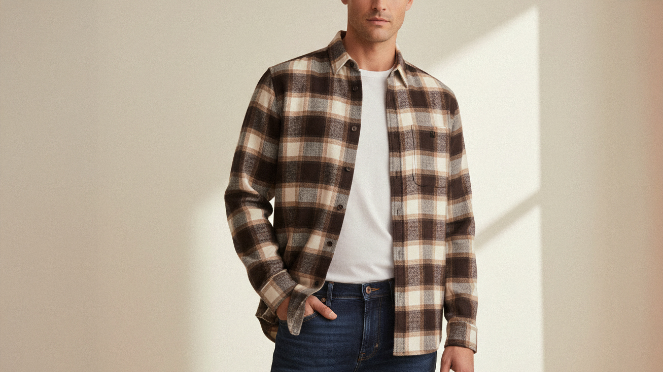 Утепленная мужская рубашка