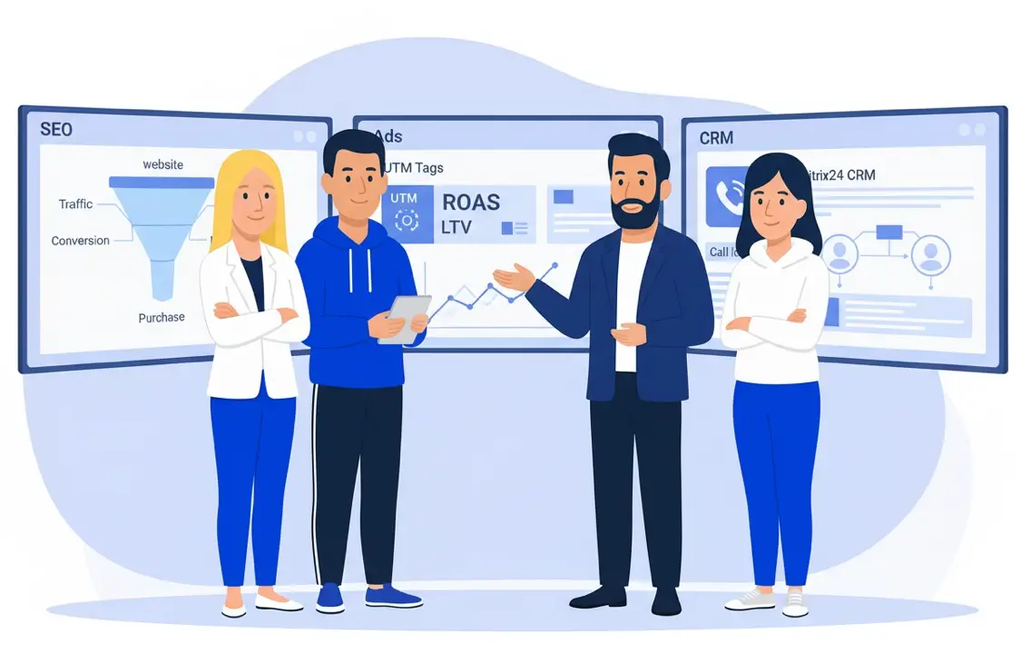 Специалисты маркетингового агентства Метриум интегрируют сквозную аналитику с рекламой