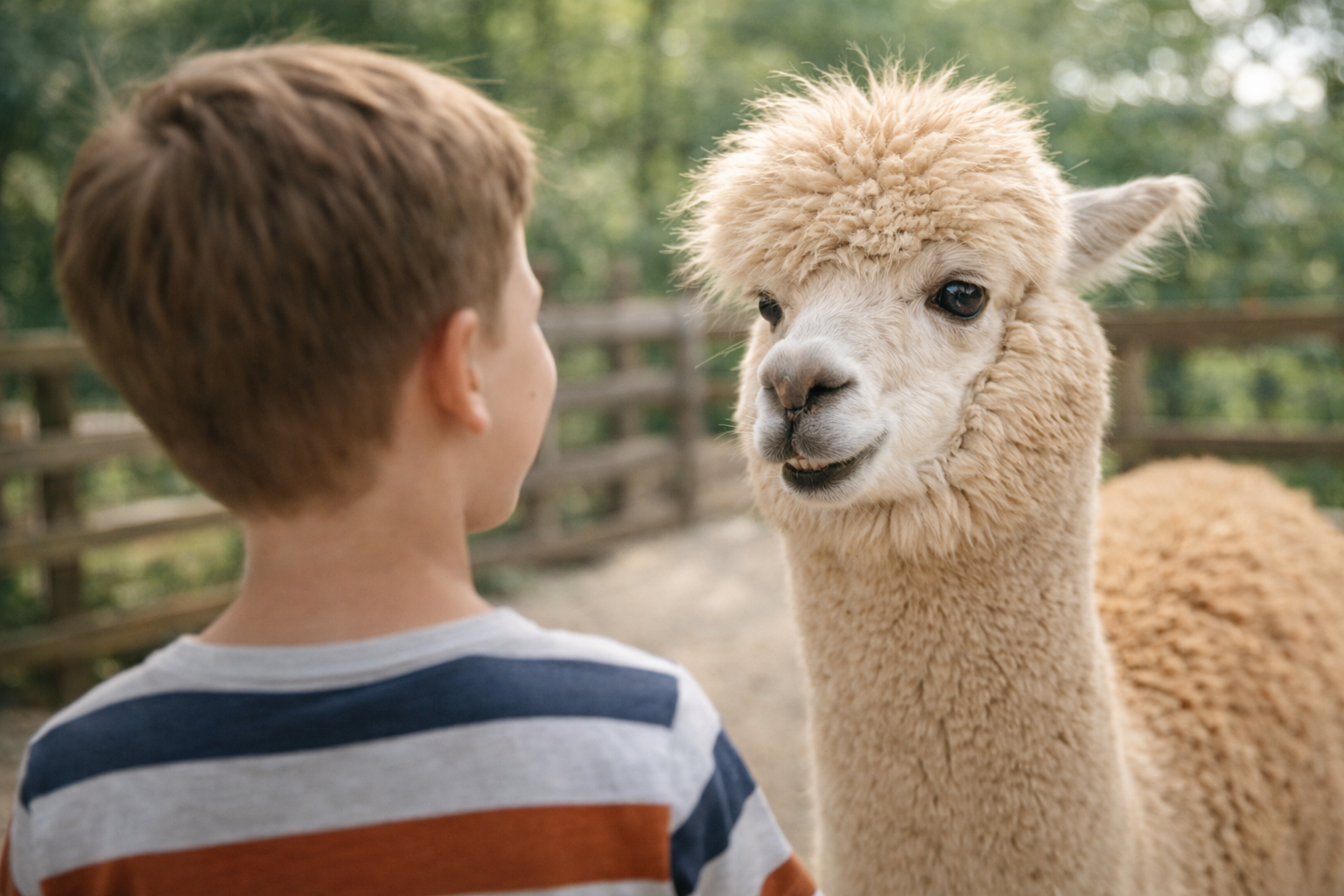 Парк альпак: короткий и очень “детский” маршрут