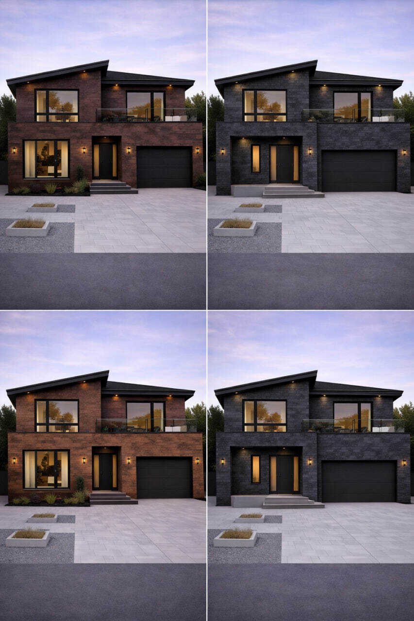 Fațadă cu piatră flexibilă pentru orice gust.