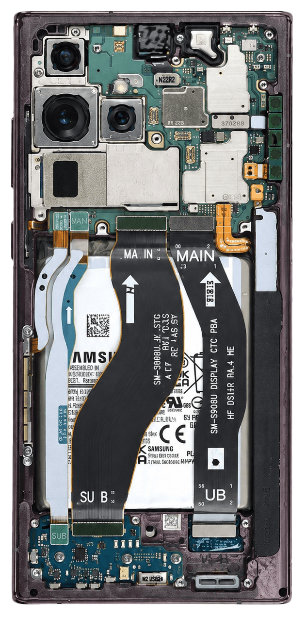 Внутренняя компоновка Samsung S22 Ultra