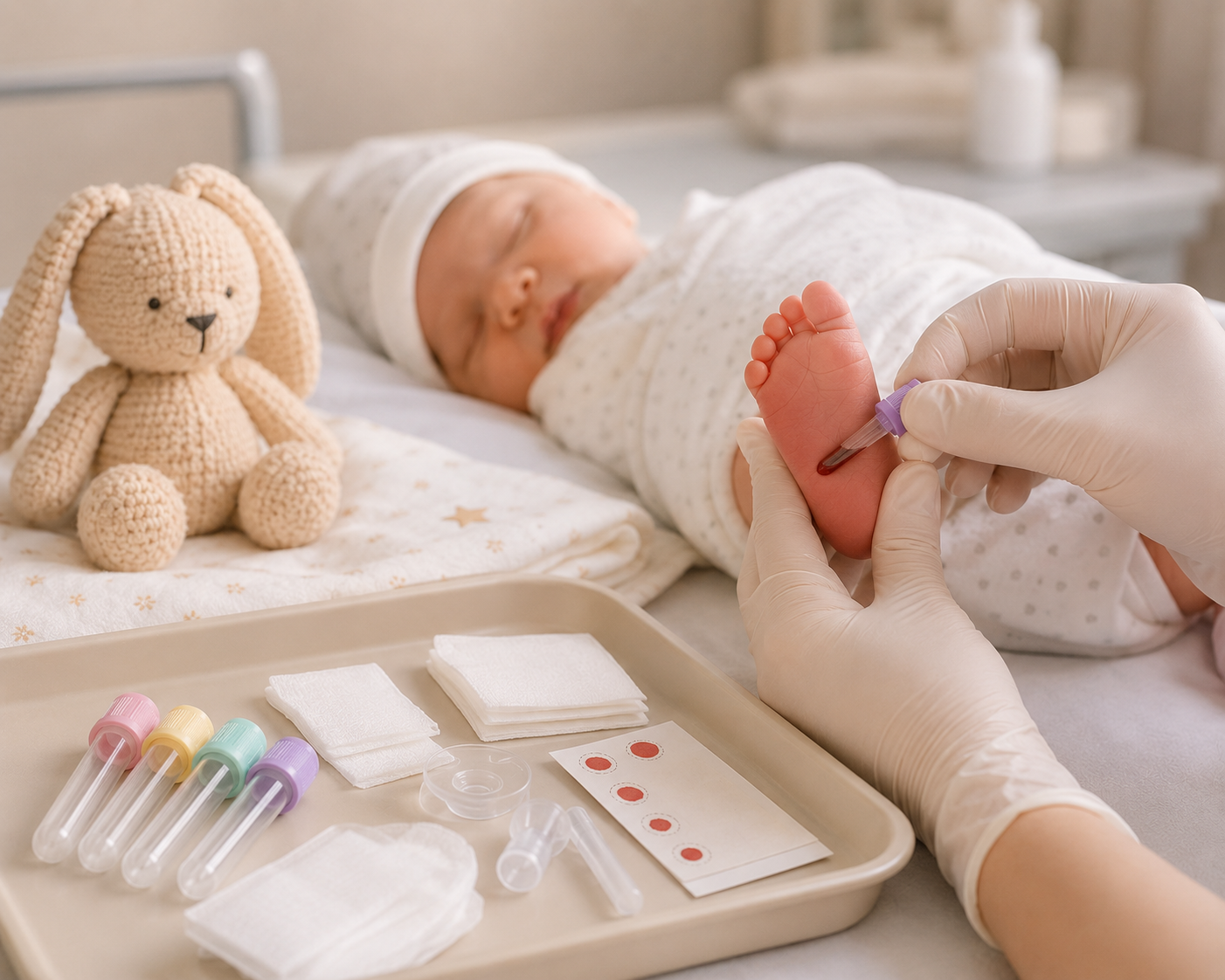 Newborn screening: what tests are taken after childbirth in a baby