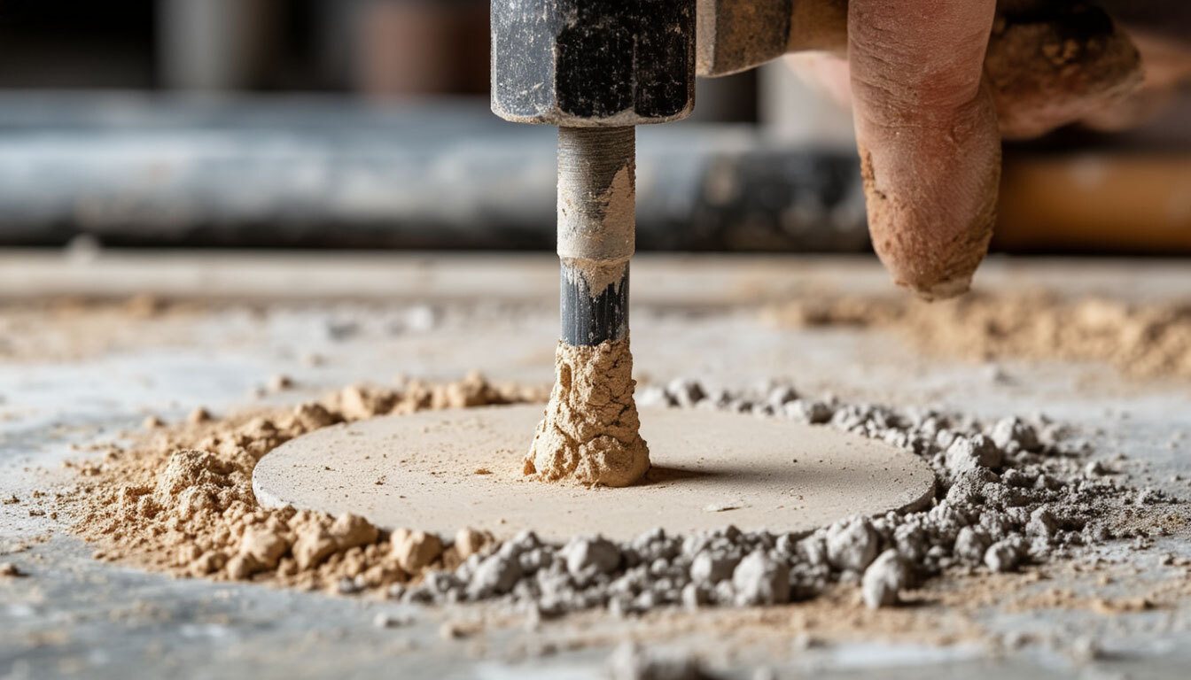 Определение адгезии ремонтных смесей