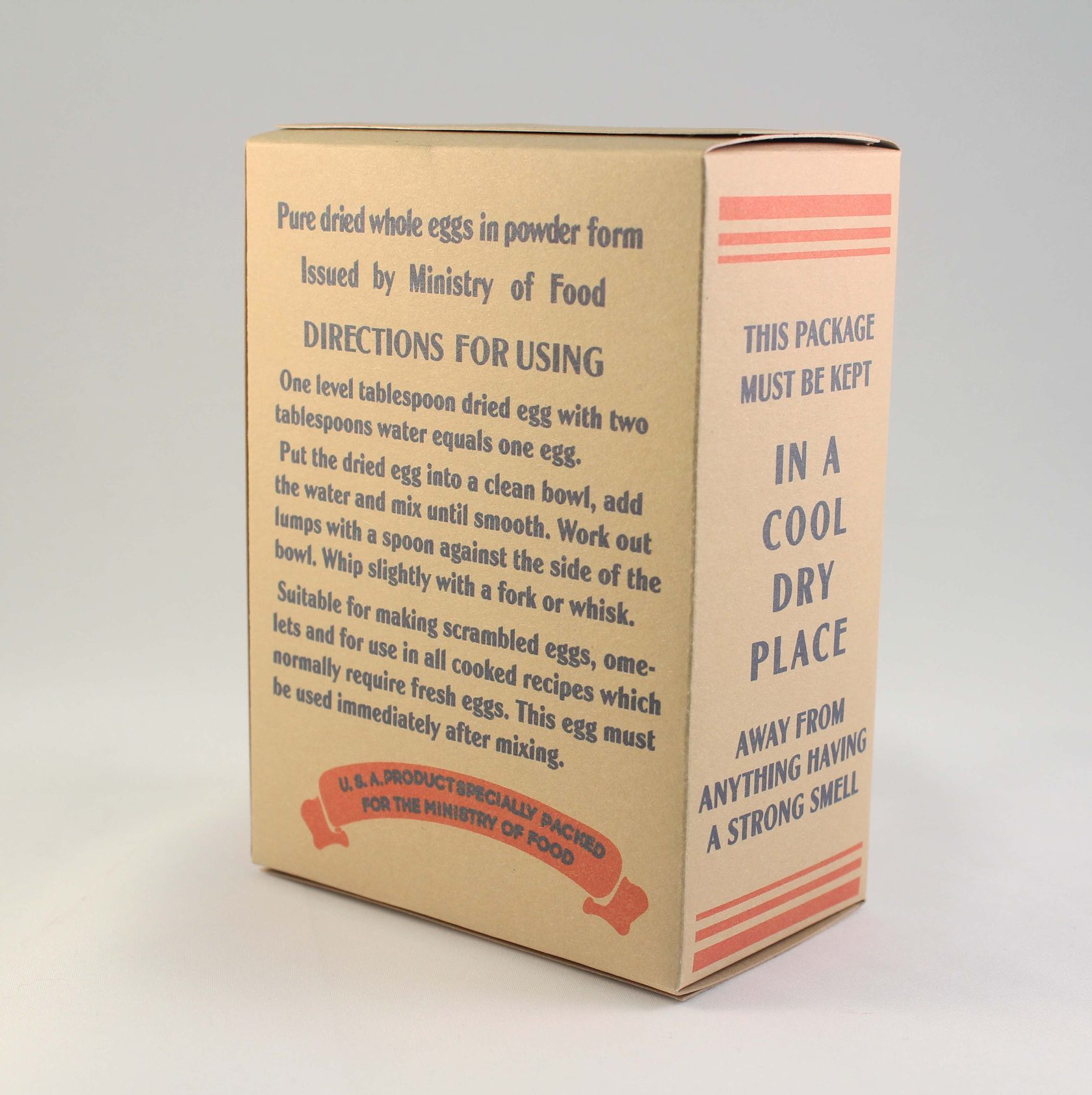 rar006. Pure dried whole EGGS "Lend Lease"