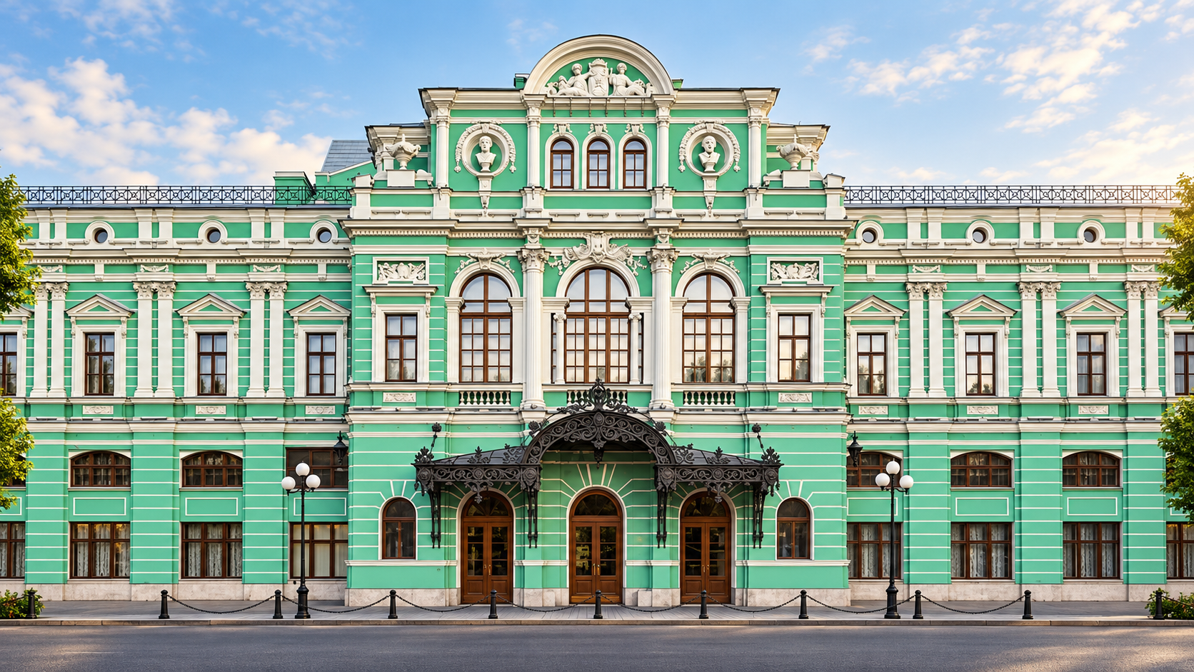 Фасад здания БДТ на набережной реки Фонтанки, 65