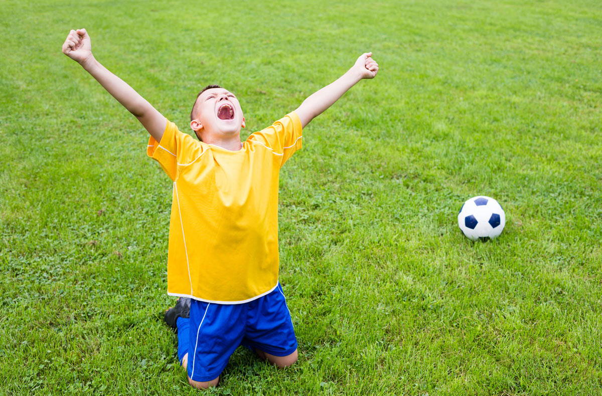 Дети футбол радость