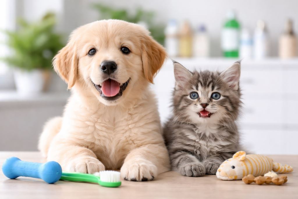 Стадии формирования зубов у щенков и котят