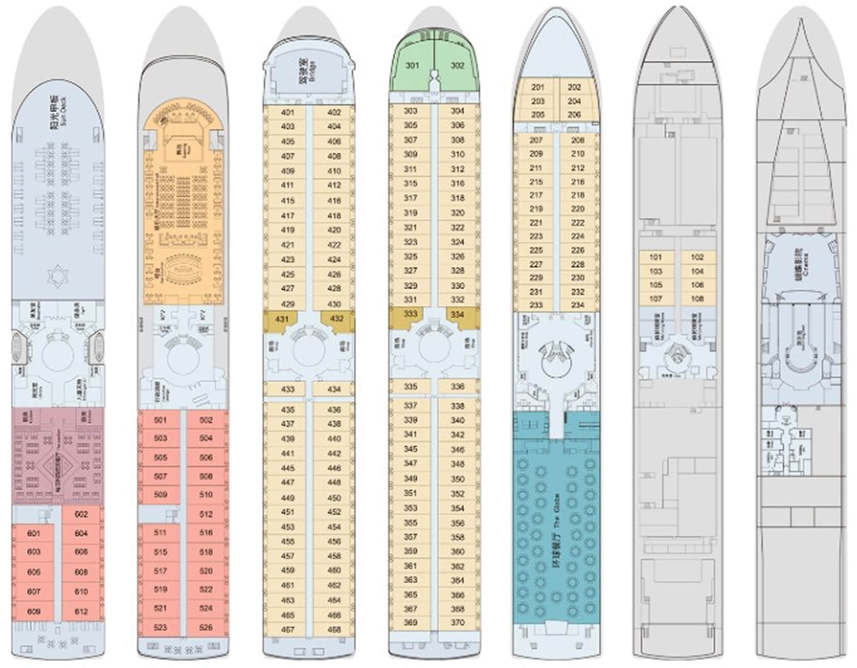 План теплохода