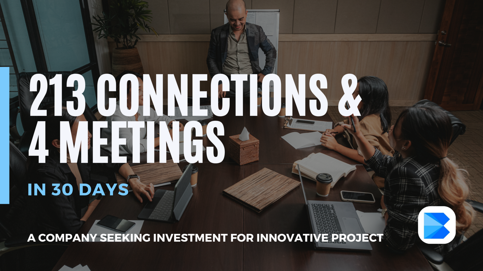 Generating 213 connections and 4 meetings in 30 days - Bitto's investment pursuit