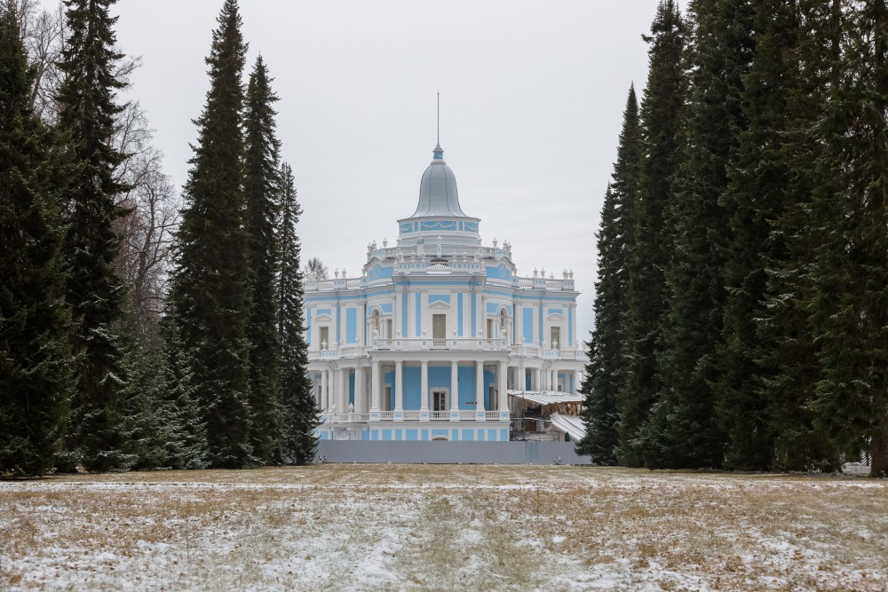 Парк ораниенбаум зимой