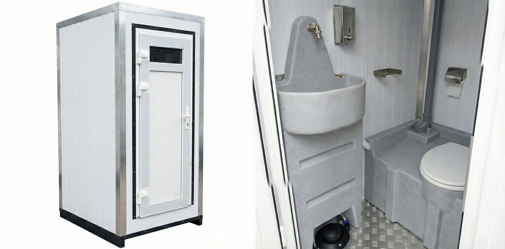 Туалетная кабина Авангард — зимний вариант с утеплением