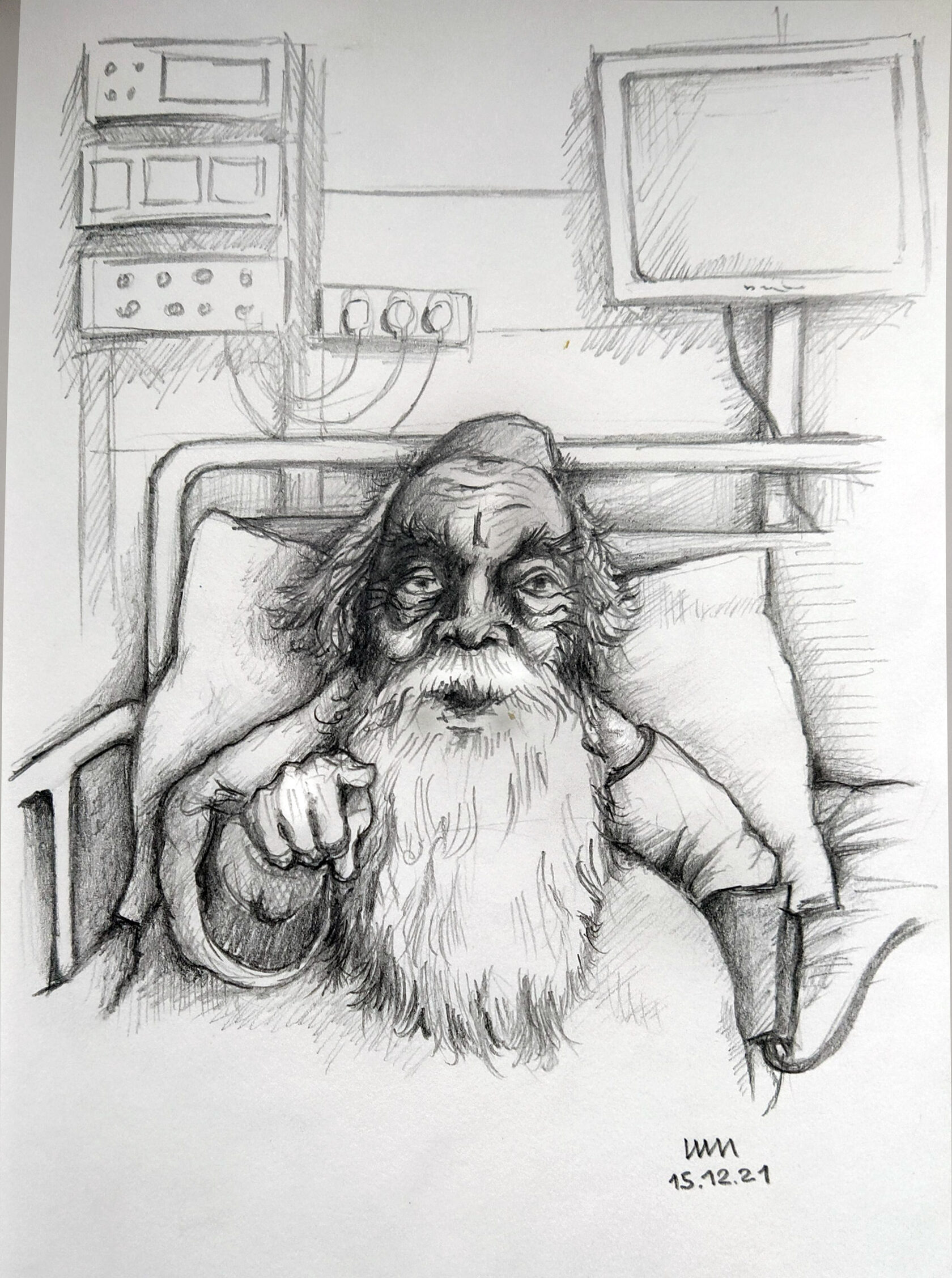 Рисунок художника Йосифа Лихтарева