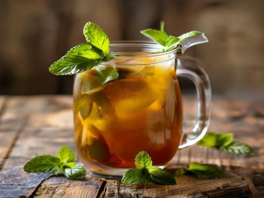 Компот из Гала с мятой