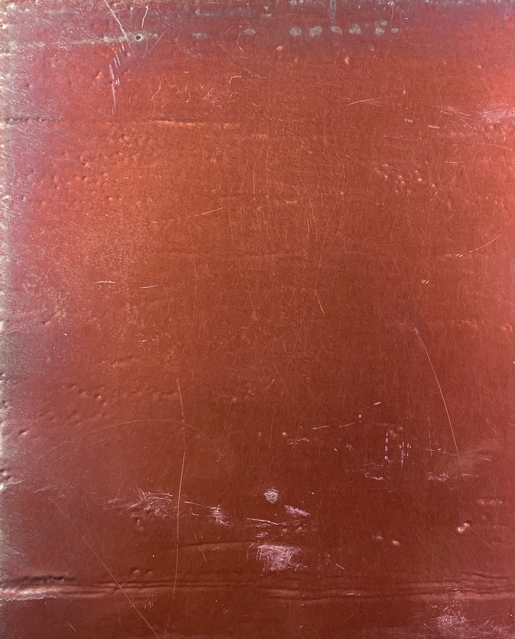 Copper with patina (red)