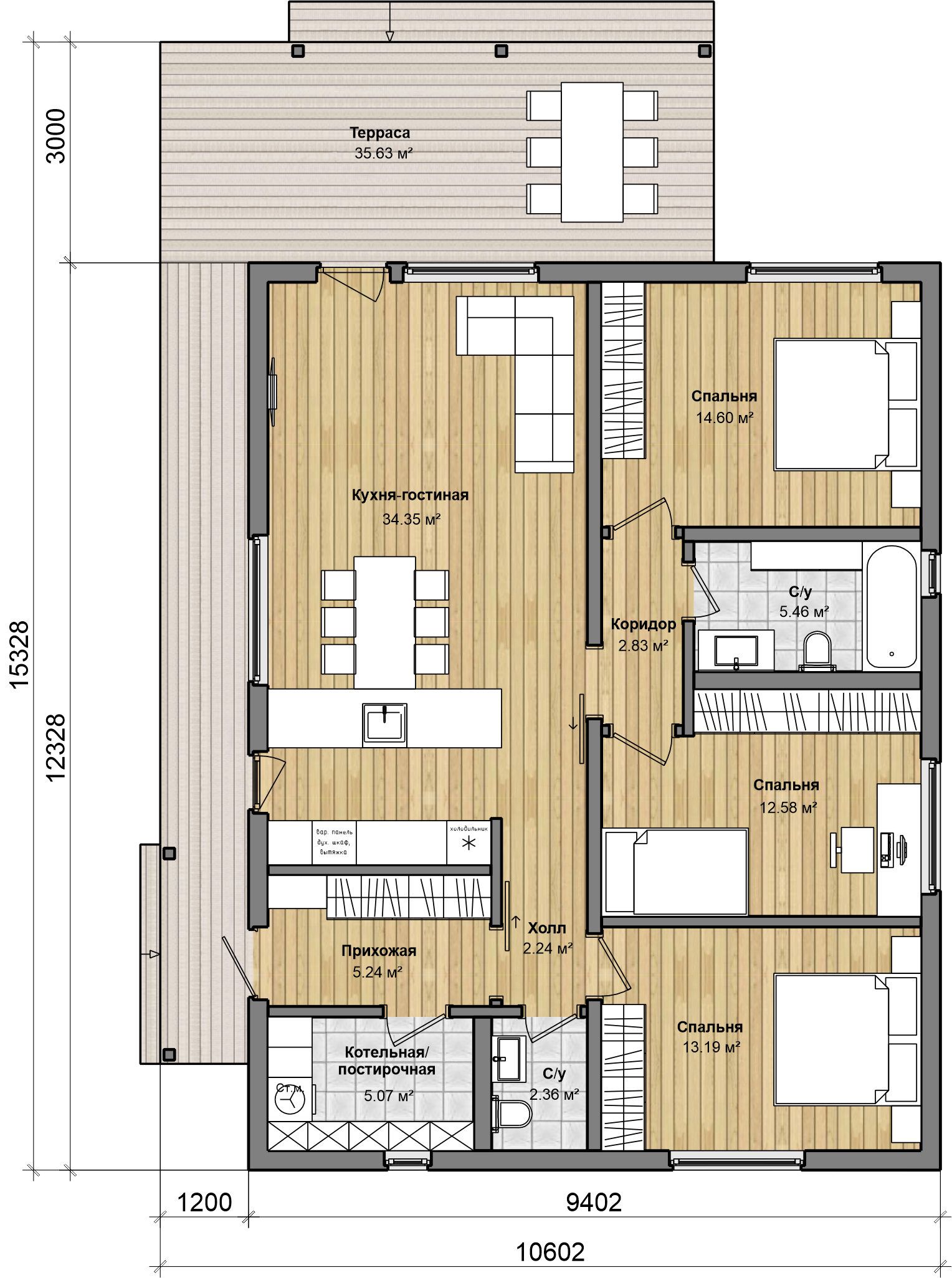 Готовый дом в Тихорецка каталог