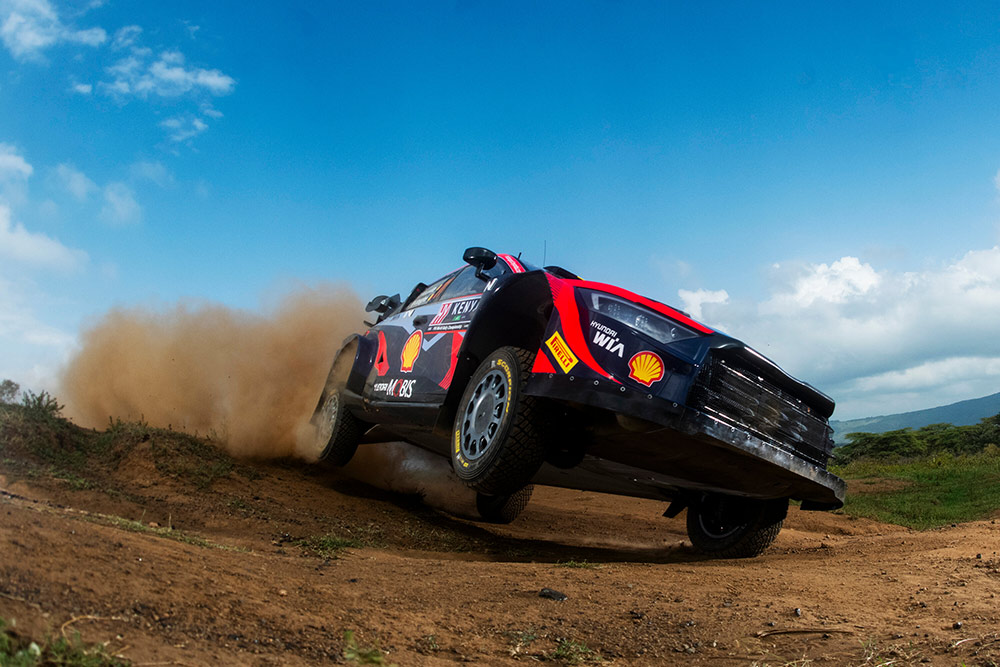 Тьерри Невилль и Мартейн Видаге, Hyundai i20 N Rally1 (ALZ WR 910), ралли Сафари 2023/Фото: Jaanus Ree / Red Bull Content Pool