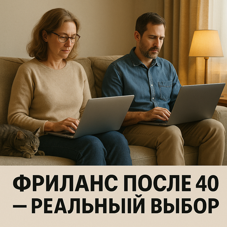 Фриланс после 40 - реальные способы заработка удаленно
