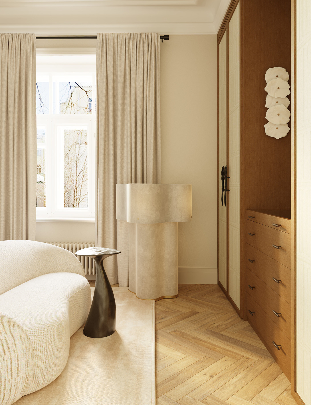 Дизайн-проект квартиры в стиле mid-century дизайнера интерьера Екатерины Фёдоровой