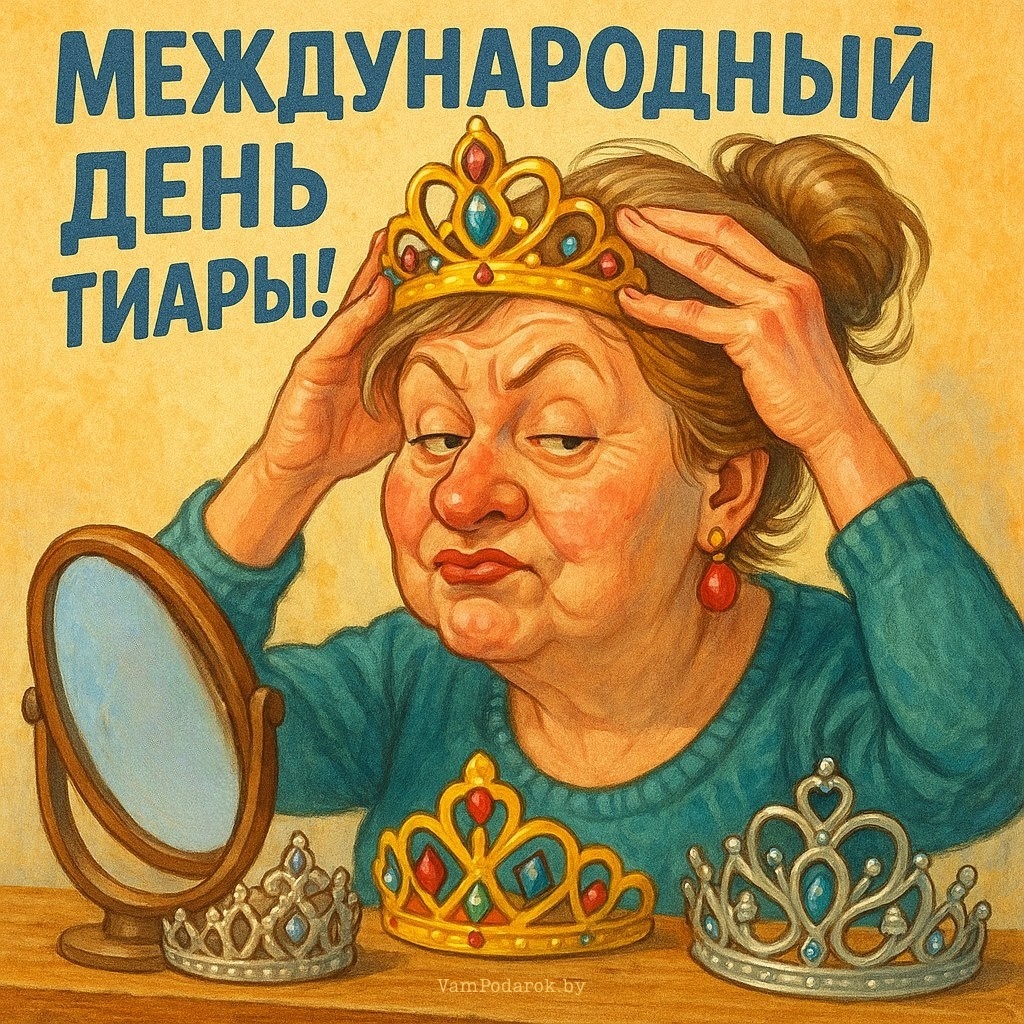 Международный день тиары - открытка
