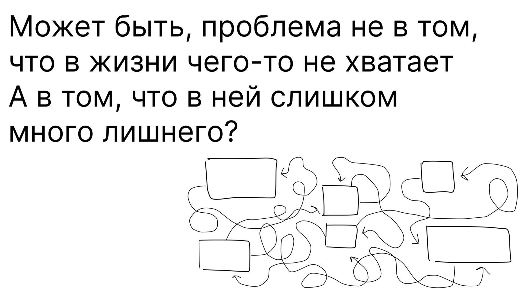Кадр из презентации о порядке в жизни