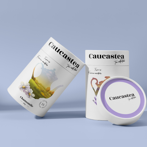 Caucastea-Armenian premium tea collection branding by Yugen Branding