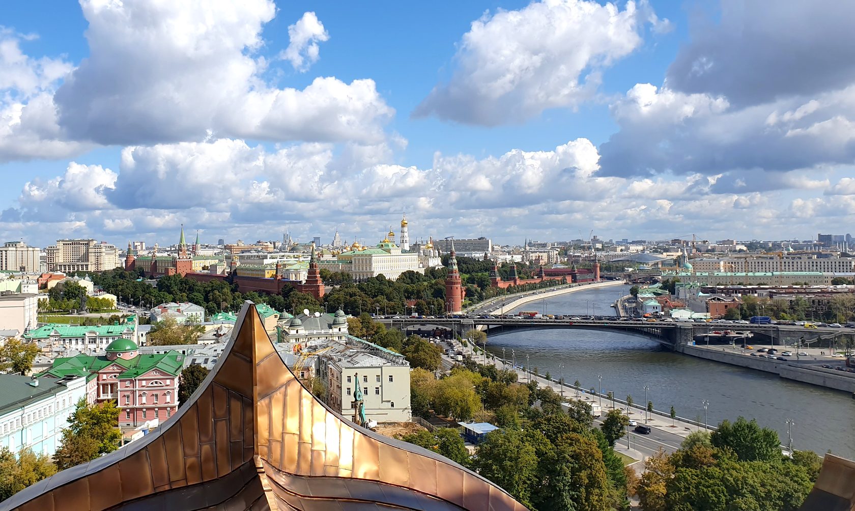 москва со смотровой площадки