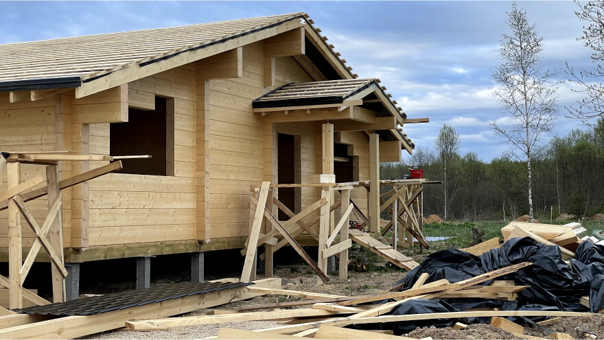 Дом из бруса, 124 м2 + участок 10 соток в КП Отрада-Парк